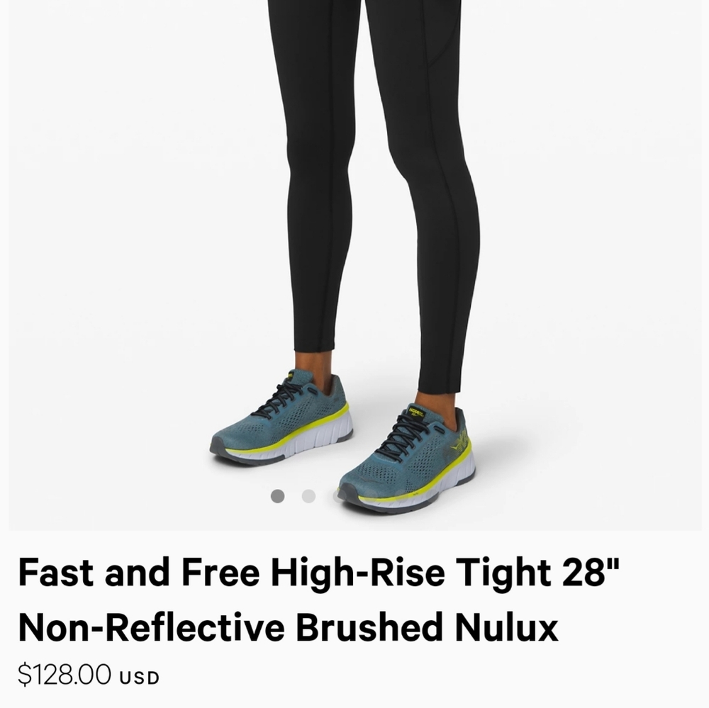 🆕️ Lululemon Fast&Free HR 28" Tights Black